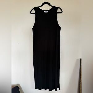 Motherhood Black Sleeveless Maxi Dress